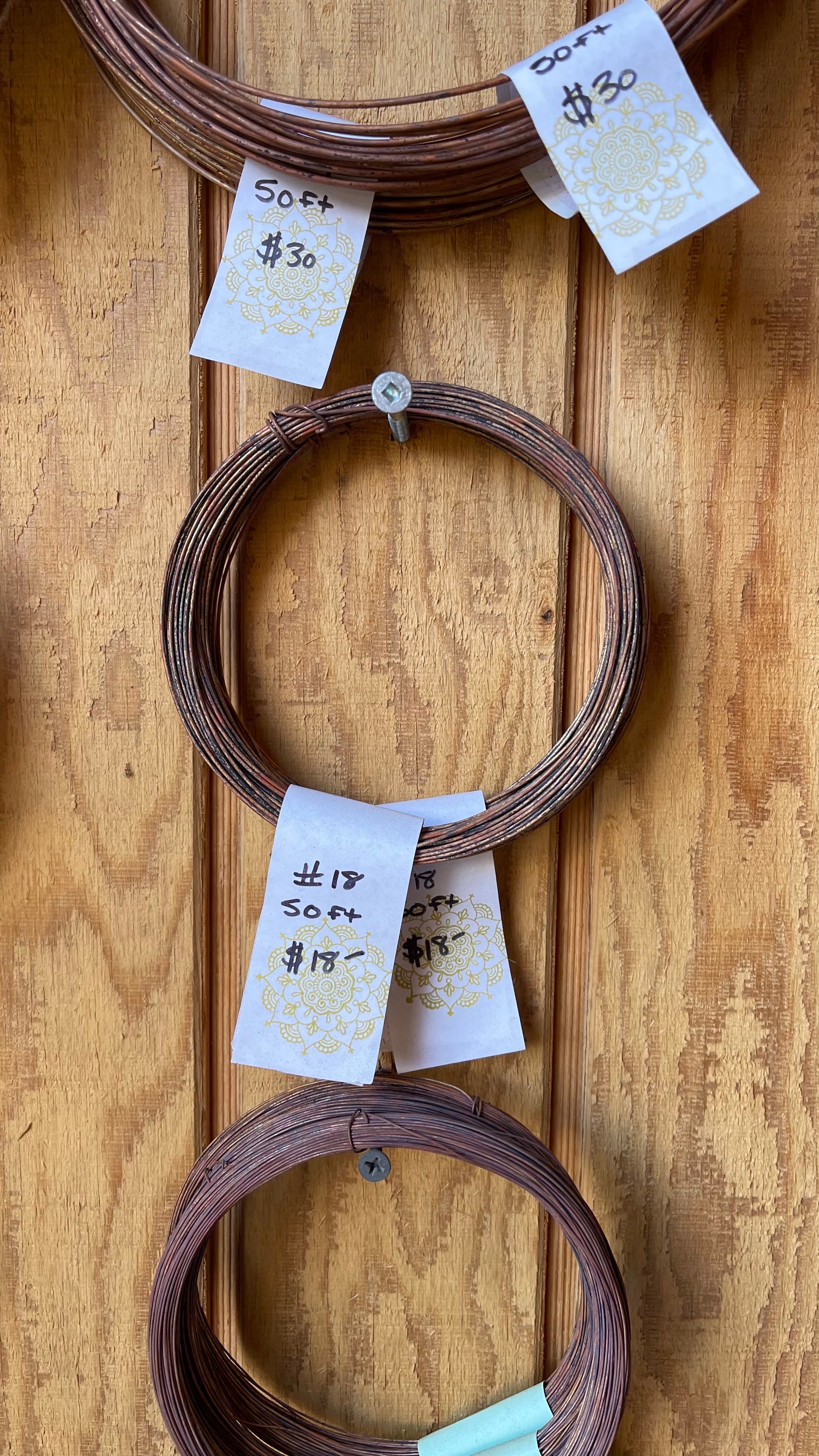 Copper Wire - 18 gauge - 50 ft | Heartwoods Bonsai & Zen Arts